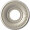 Ekena Millwork Berkshire PVC Medallion (Canopies up to 4 1/2"), 10"OD x 3 1/2"ID x 3/4"P, Bright Coat Aluminum CMP10BEBAL - alternate 1